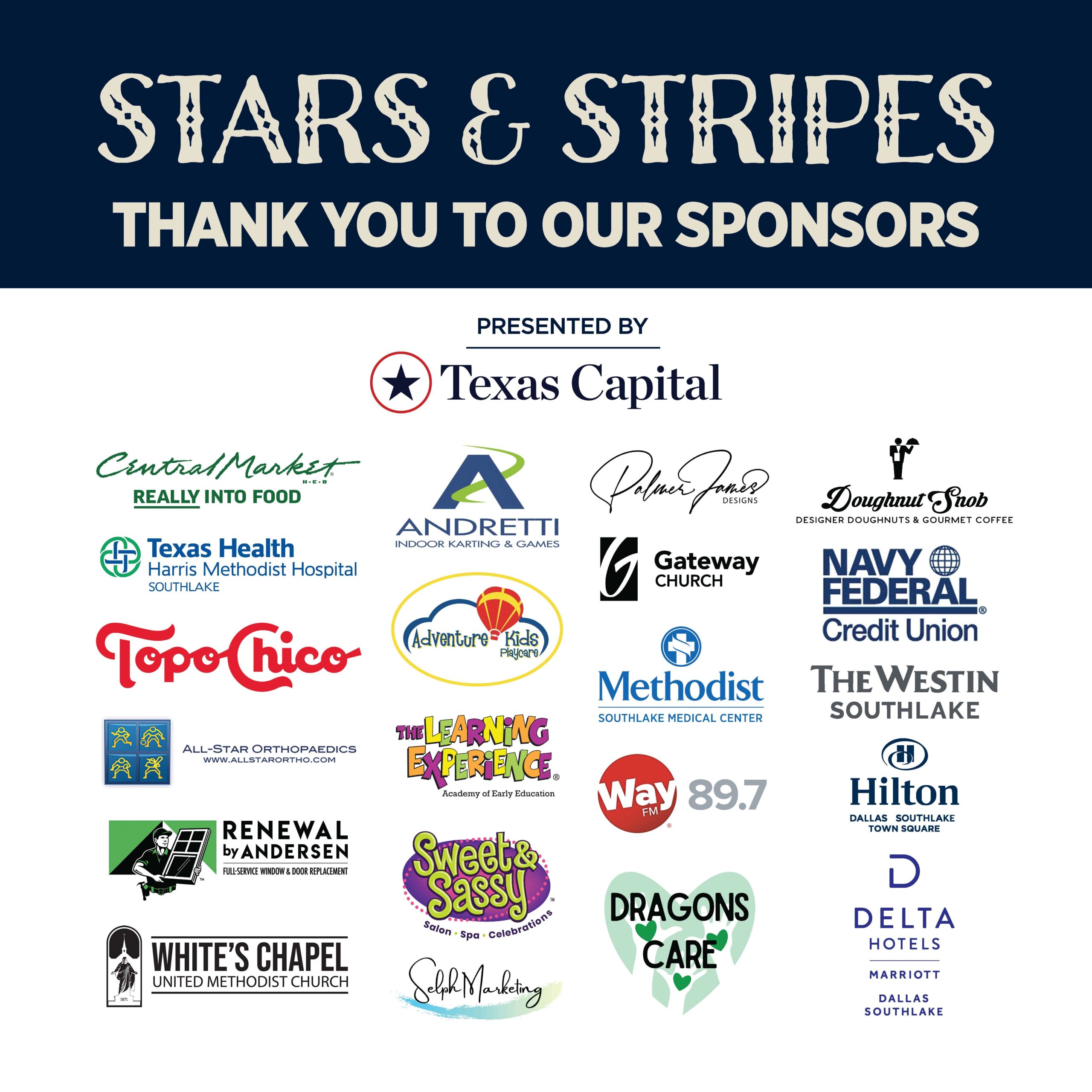 2024 Stars and Stripes Sponsors